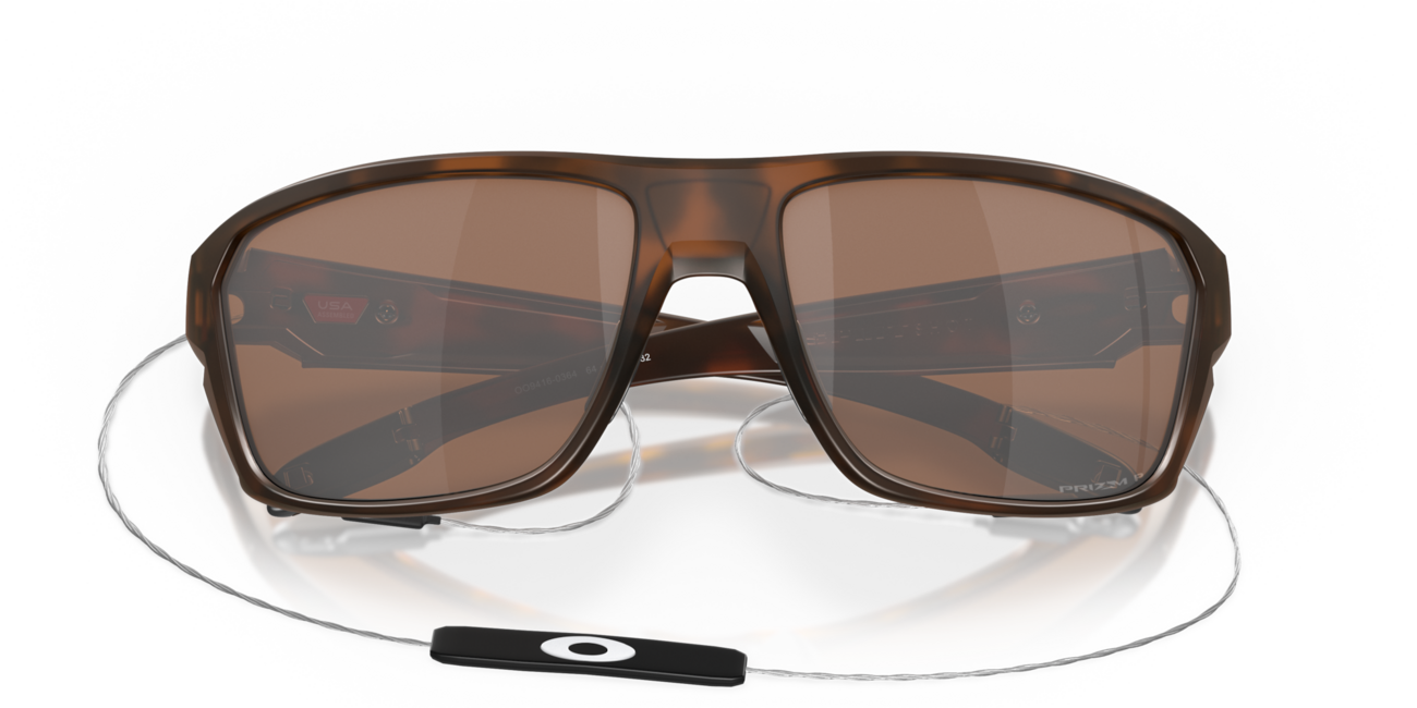 Oakley SPLIT SHOT Sunglasses 64, Matte Brown Tortoise Frame, Prizm Tungsten Polarized Lenses