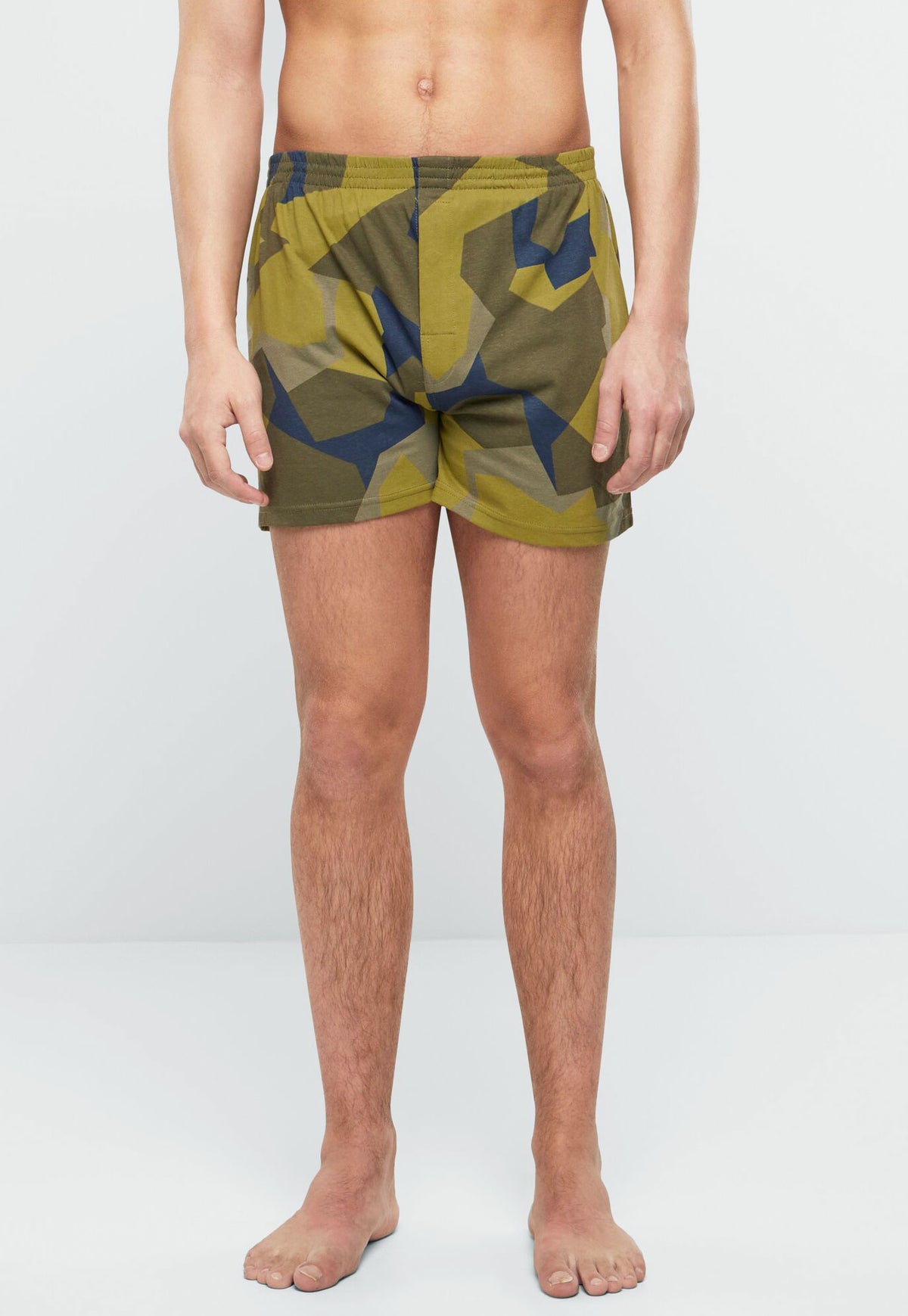 Brandit Boxer pánske trenky, swedish camo M90