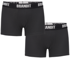 Brandit ανδρικά μποξεράκια σετ 2 τεμ., μαύρο-μαύρο