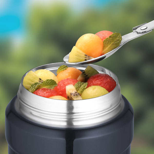 Thermos King Food Container with Spoon 0.47l, Navy Blue