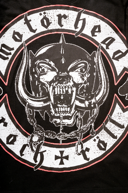 Brandit Motörhead T-shirt rock röll, schwarz