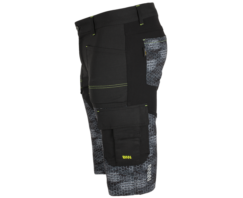 BENNON pracovne kurz Hose PREDATOR, schwarz/grau