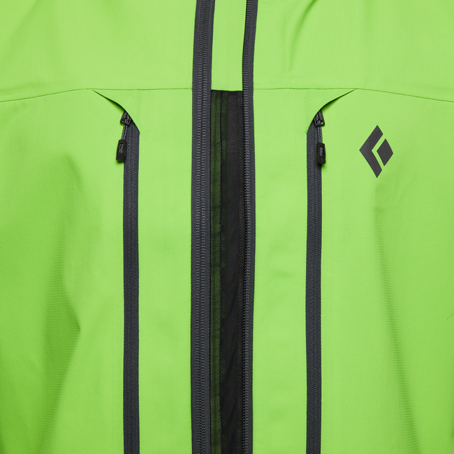 Black Diamond Dawn Patrol Hybrid Shell herren-übergangsjacke, leuchtend grün