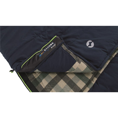 Outwell Camper Lux Sleeping Bag Zipper Right