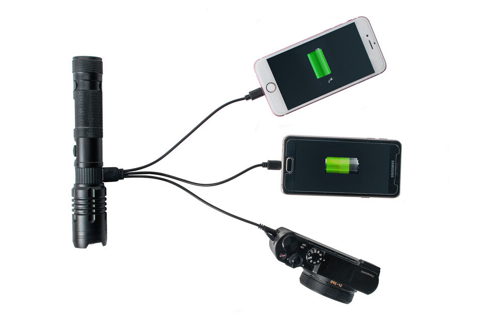 Origin Outdoors Powerbank LED-taschenlampe 1000 Lumen
