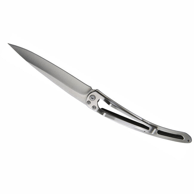 Deejo Tattoo Schließmesser ebony wood Mermaid