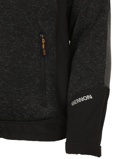 BENNON Sweatshirt NORTOS, grau/schwarz