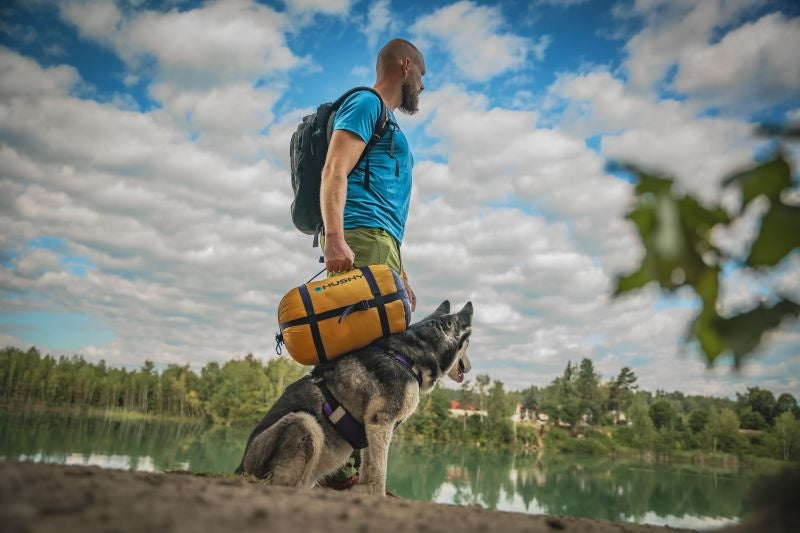 HUSKY Enjoy Long Υπνόσακος, μπλε-πορτοκαλί