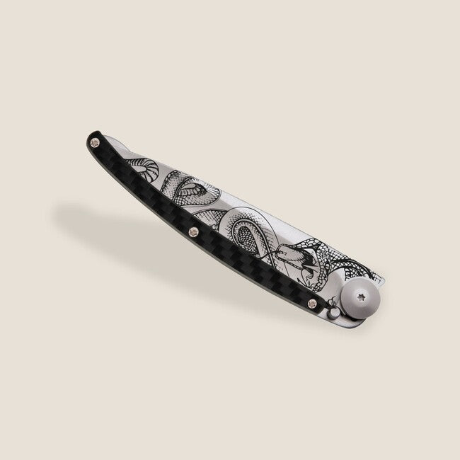 Deejo Tattoo Fiber Snake Folding Knife