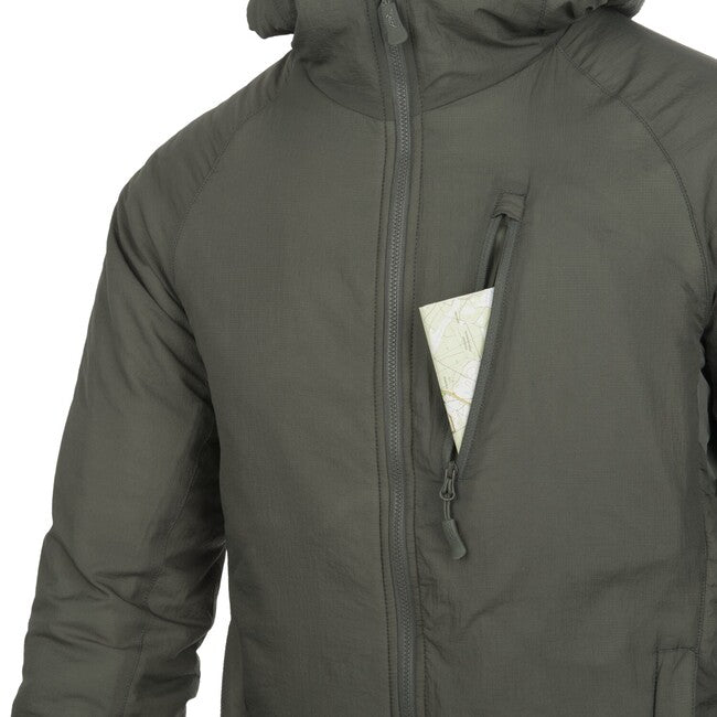 Helikon-Tex WOLFHOUND Jacke mit Kapuze - Climashield Apex - Desert Night Camo