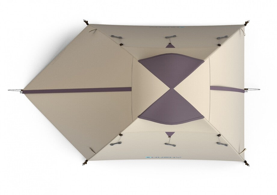Husky Bird 3 Plus expedition tent for 3 persons, light brown