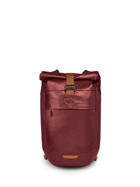 OSPREY TRANSPORTER ROLL TOP σακίδιο πλάτης αστικό, red mountain