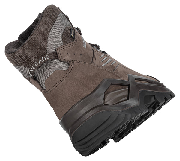 LOWA Renegade EVO GTX MID Trekkingschuhe für Herren, espresso/seaweed