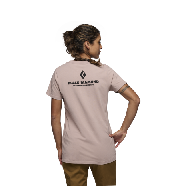 Black Diamond Equipment for Alpinists Μπλουζάκι Γυναικείο με Κοντό Μανίκι, Ανοιχτό Μωβ