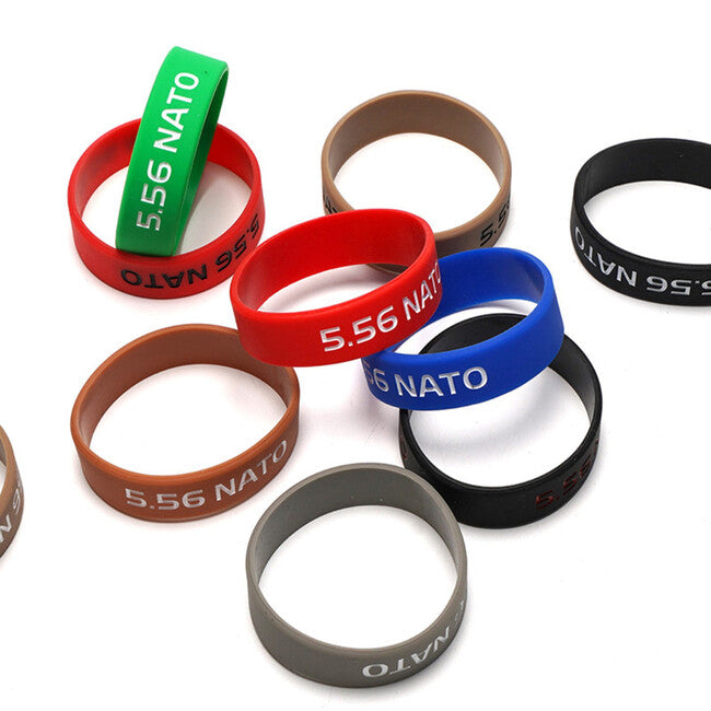Leguon Volt 5,56 mm Gummiband zur Markierung des Magazins , schwarz-rot