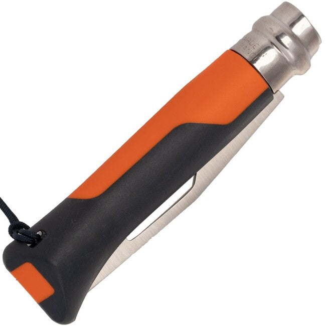 Opinel VRI N°08 Φακελωτό Μαχαίρι Outdoor Inox, Πορτοκαλί