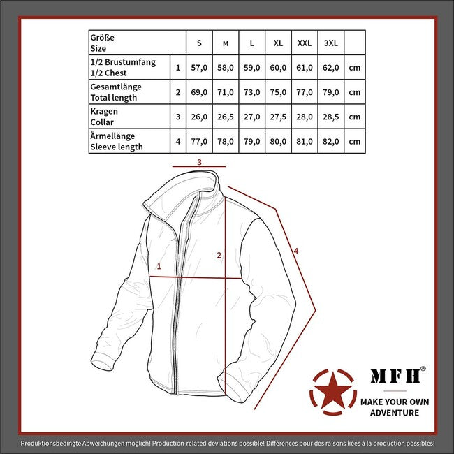 MFH Protect Μπουφάν Softshell, Μαύρο