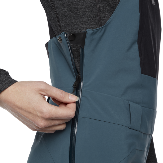 Black Diamond Recon Stretch Bibs Παντελόνι Γυναικείο με Τράκες, Azurite