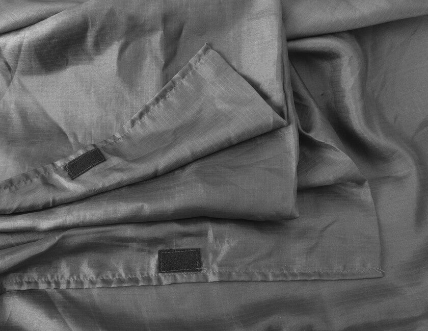 Origin Outdoors Ripstop Silk rechteckig dunkelgrau Schlafsack Liner