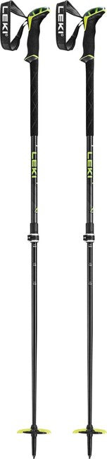 LEKI Guide 2 Ραβδοί Σκιαλπινισμού, Μαύρο/Νέον Κίτρινο/Σκούρο Ανθρακίτη