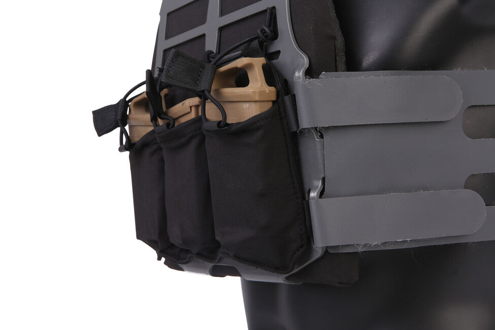 Emersongear SS TAC Τριπλή Θήκη Περιοδικών για Γιλέκο, Γκρι