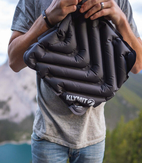 Klymit V SEAT™ Aufblasbares Sitzkissen, grau