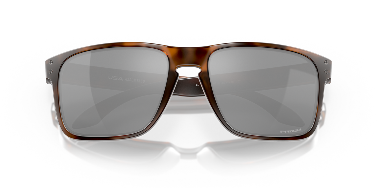 Oakley Holbrook XL Sunglasses, Matte Brown Tortoise Frame, Prizm Black Lenses, 59