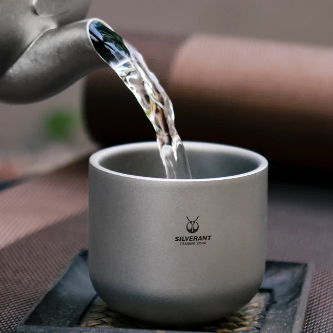Silverant Double-Wall Titanium Tea Cup 125ml