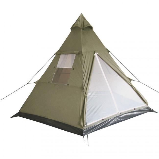 MFH Indian Teepee 3-Person Olive 290x270x225 cm