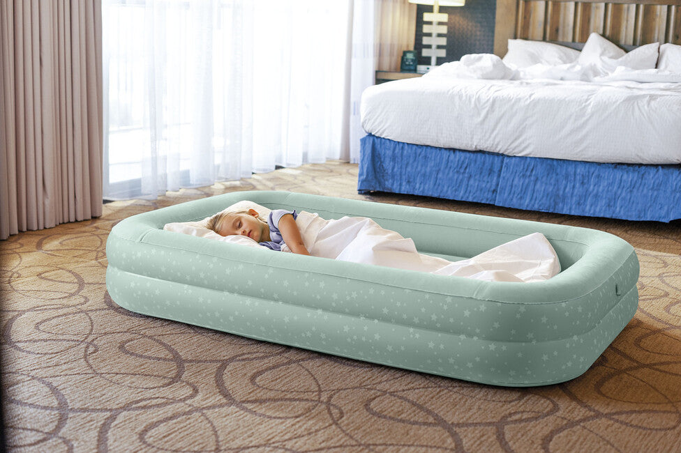 InTex Kidz Travel Bed Set kinder aufblasbares Bett mit Pumpe