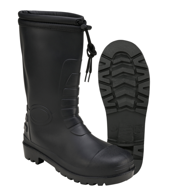 Brandit Winter Rubber Boots, Black