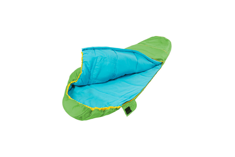 Grüezi-Sack Kids Bunter Grüezi kinderschlafsack, gecko grün