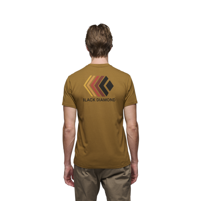 Black Diamond Faded Men's T-Shirt, Dark Curry
