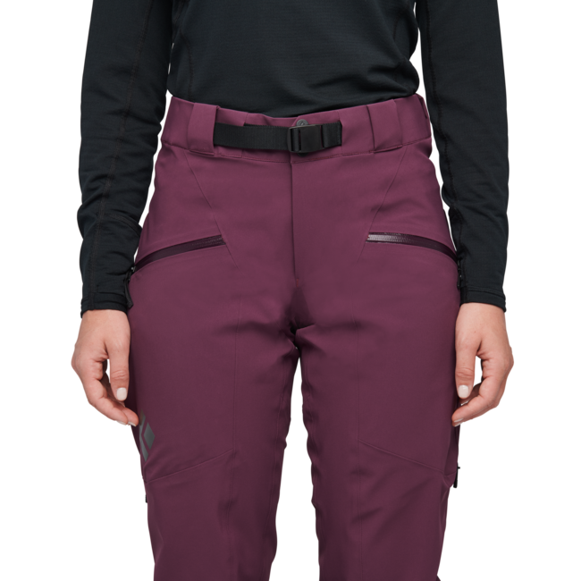 Black Diamond Recon Stretch Ski παντελόνι σκι γυναικείο, blackberry