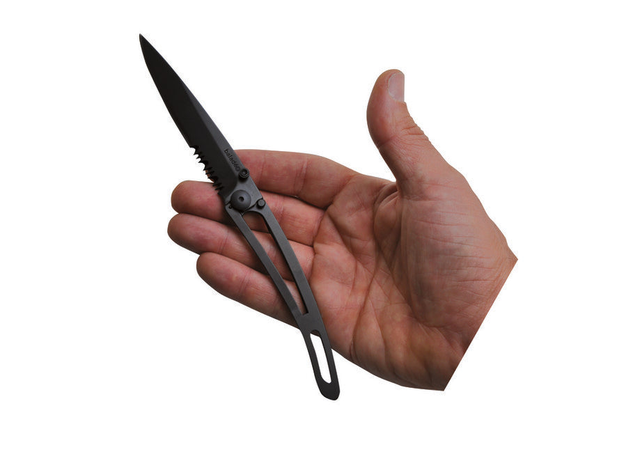 Baladeo ECO130 Ultra-light Knife, Black, 34g