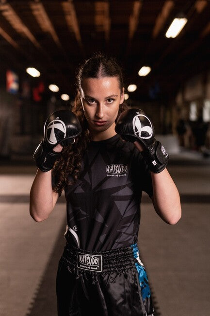 Katsudo Revenge MMA-handschuhe, schwarz-weiß