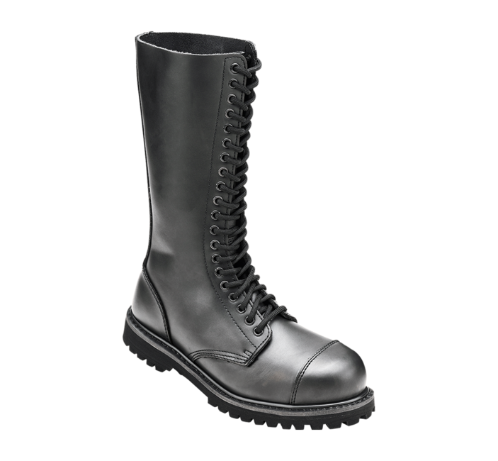 Brandit Phantom Leather Boots 20, Black