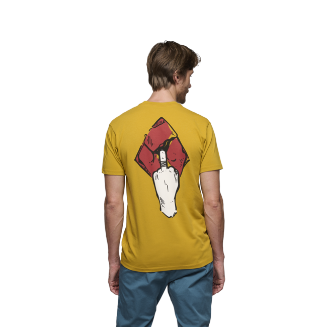 Black Diamond Men's Mono Pocket T-Shirt, Amber