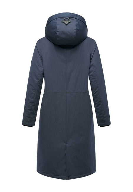 Marikoo Ledalaa damen Winterparka mit Kapuze, navy blau