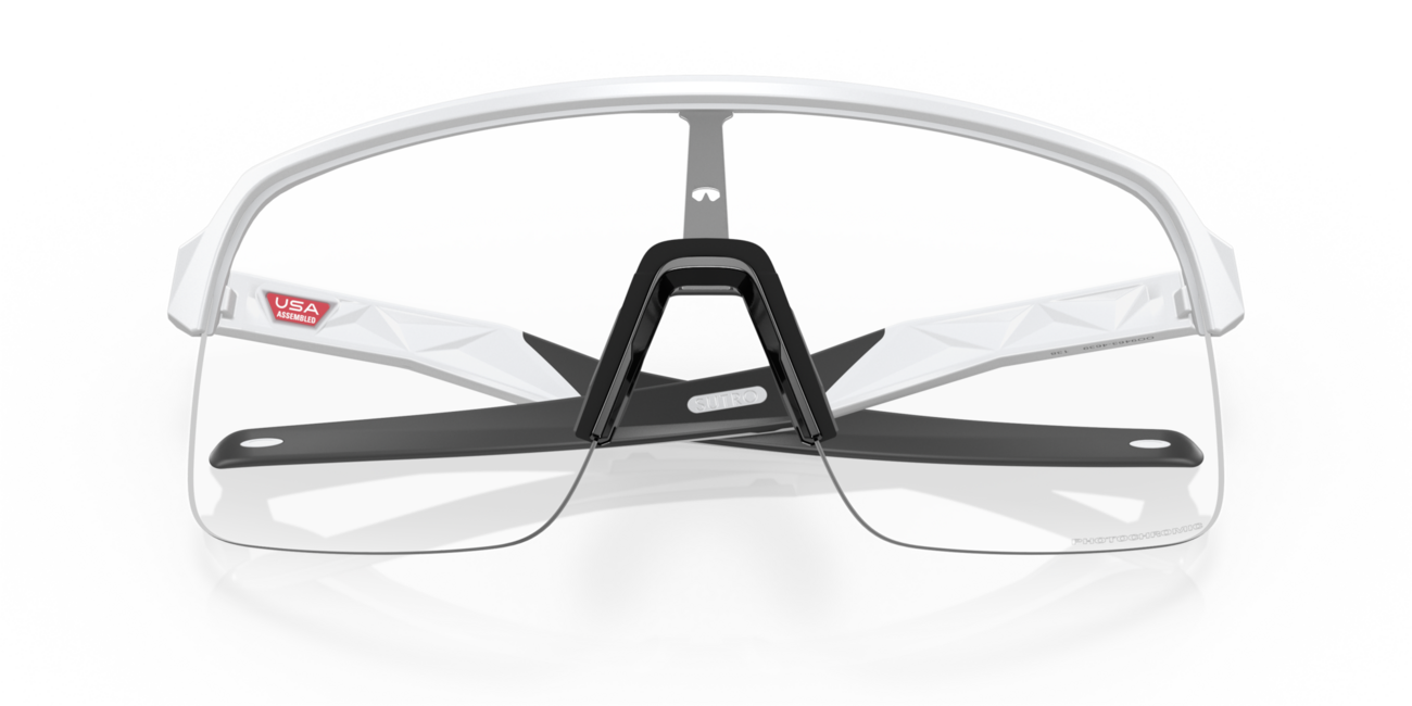Oakley SUTRO LITE fotochrome brille mit rahmen matte white und mit dias clear photochromic