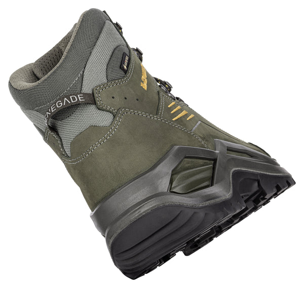 LOWA Renegade EVO GTX MID Trekkingschuhe für Herren, olive/mustard