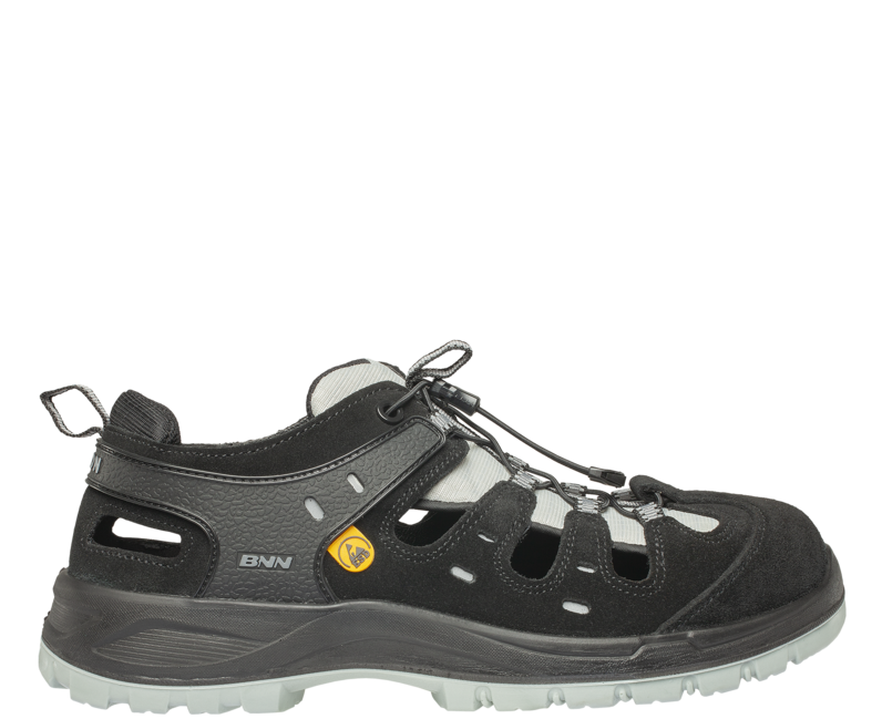 Bennon BOMBIS LITE S1P ESD NM Work Sandals, Grey