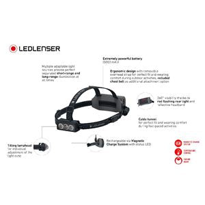 LEDLENSER NEO9R led-scheinwerfer schwarz-grau