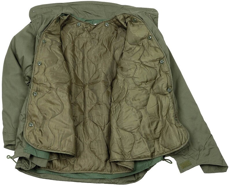 MFH Amerikanische Feldbluse M67 mit herausnehmbarem Steppfutter, od grün