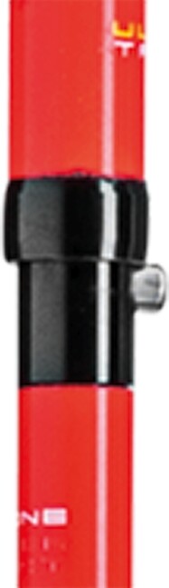 LEKI Ultratrail FX.One Superlite Trail Running Poles, Bright Red-Neon Yellow-Natural Carbon