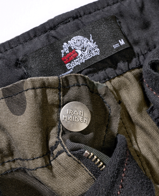 Brandit Iron Maiden The Number of The Beast Σορτς Savage, darkcamo
