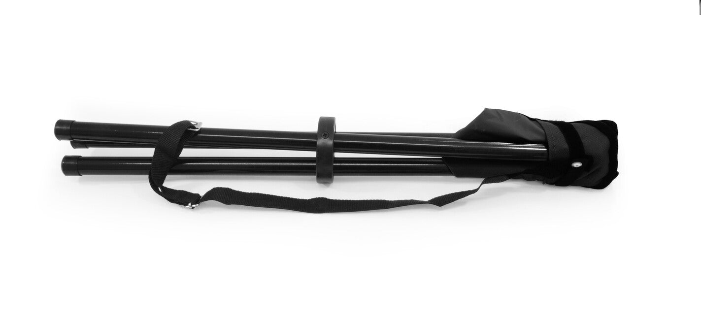 BasicNature Travelchair Τρίποδο Χάλυβα, Μαύρο
