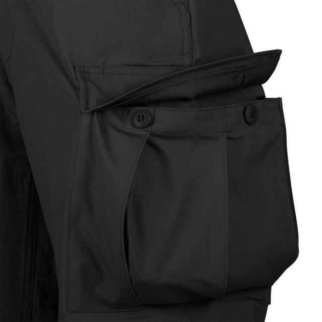 Helikon-Tex Kurze BDU-Hose - PolyCotton Ripstop, schwarz
