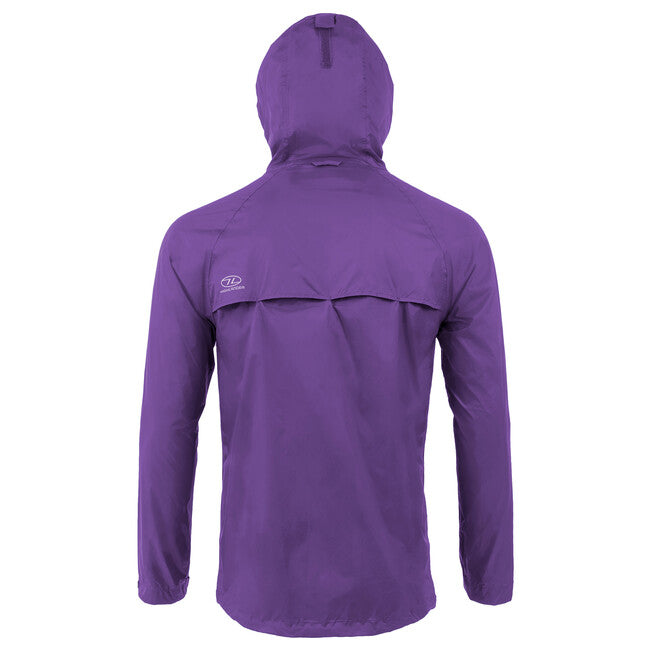Highlander Stow and Go Raincoat, Purple