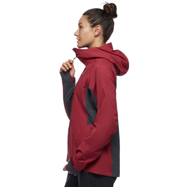 Black Diamond Dawn Patrol Hybrid Shell μπουφάν μεταβατικό γυναικείο, wild rose